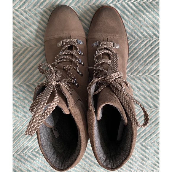 Sam Edelman Manchester Suede Lace-Up Ankle Boots - Picture 7 of 12